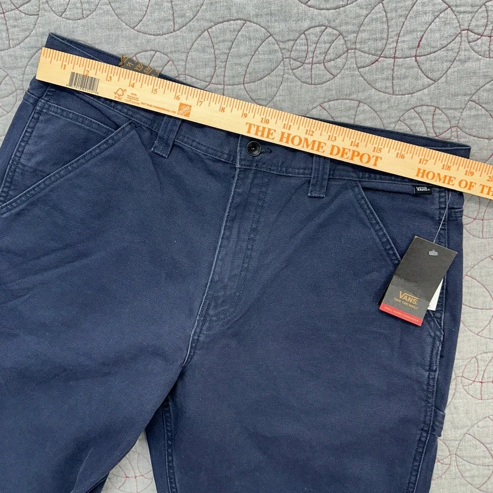 Vans Drill Chore Carpenter Pants Dress Blues Loose / Mens 36 Regular